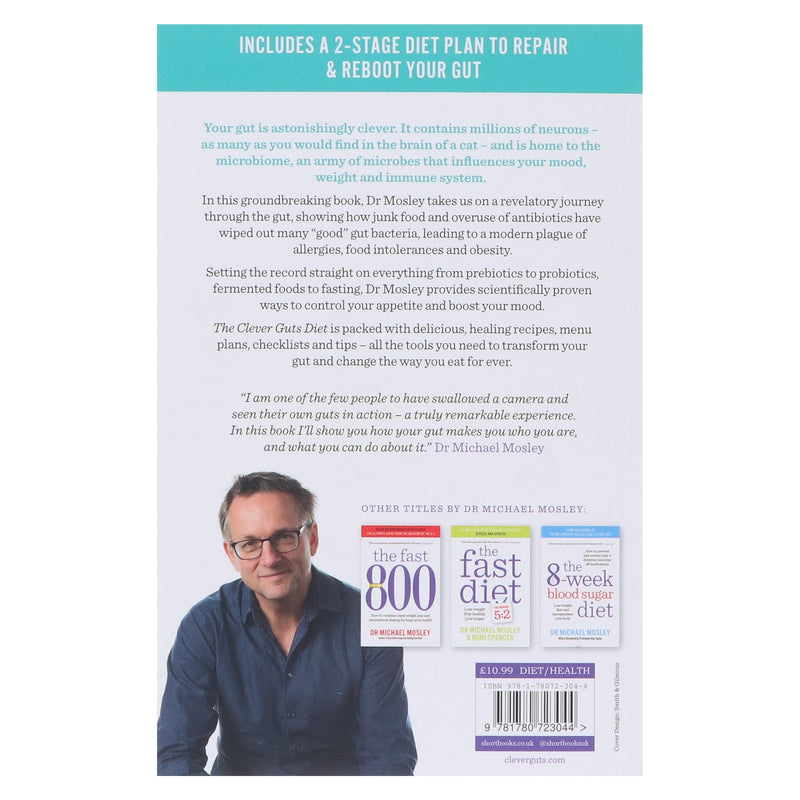 The Clever Guts Diet: How to revolutionise your body from the inside out by Dr Michael Mosley - Non Fiction - Paperback Non-Fiction Hachette