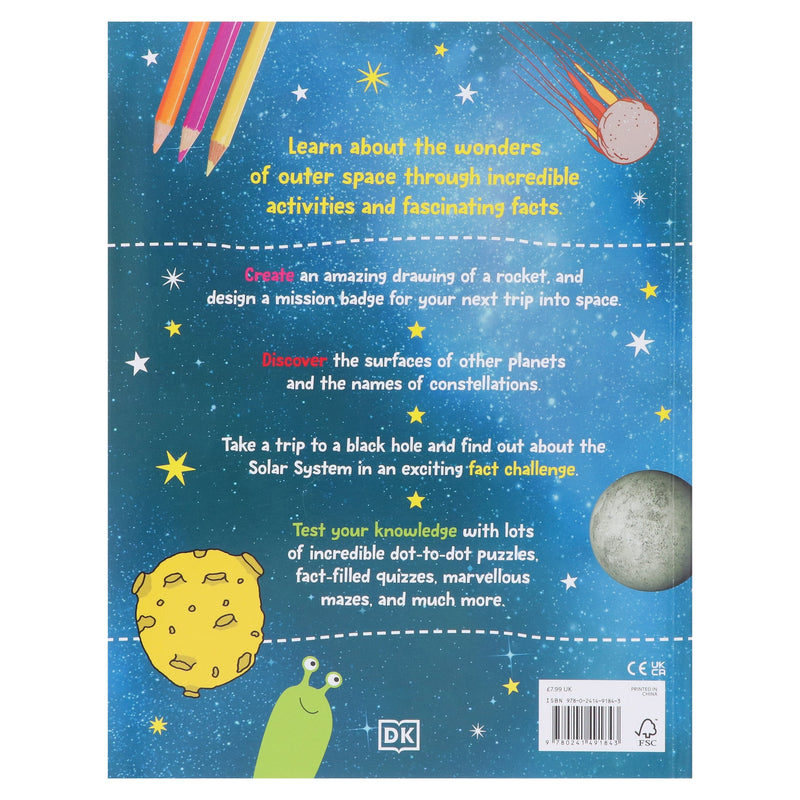 The Fact-Packed Activity Book: Space: With More Than 50 Activities, Puzzles, and More! by DK - Ages 5+ - Paperback 5-7 DK