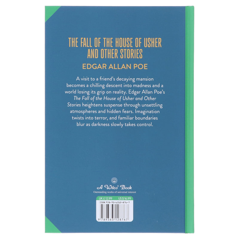 The Fall of the House of Usher & Other Stories by Edgar Allan Poe - Fiction - Sprayed Edges Hardback Fiction Wilco Books