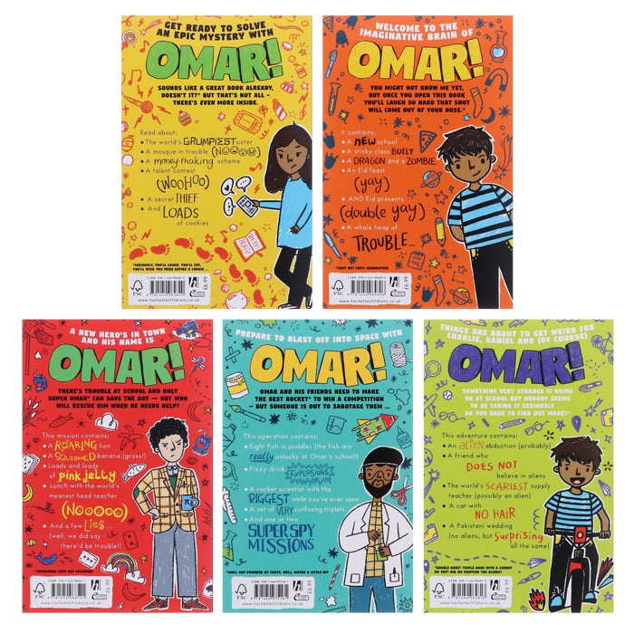 Planet Omar 5 Books Collection Set By Zanib Mian - Ages 7-11 - Paperback 7-9 Hodder Children’s Books