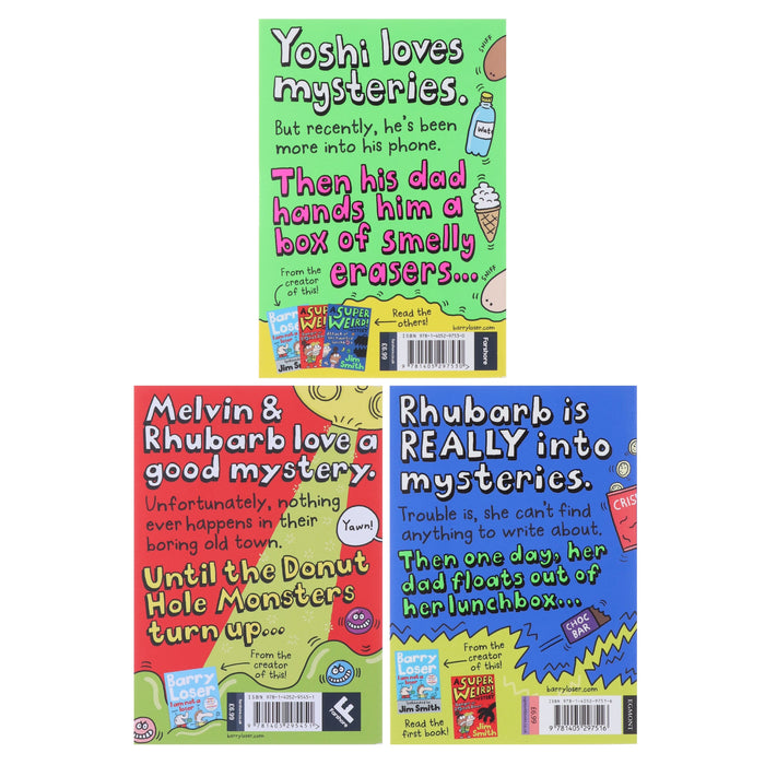 A Super Weird! Mystery Series by Jim Smith 3 Books Collection Set - Ages 7-11 - Paperback 7-9 HarperCollins Publishers