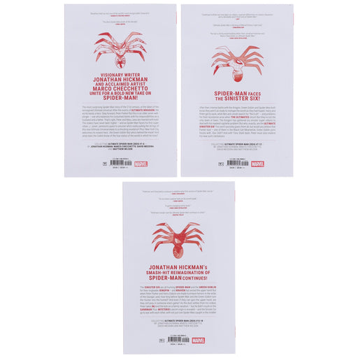 Ultimate Spider-Man by Jonathan Hickman (Vol 1-3) 3 Graphic Novels Set - Ages 12+ - Paperback Graphic Novels Marvel Comics