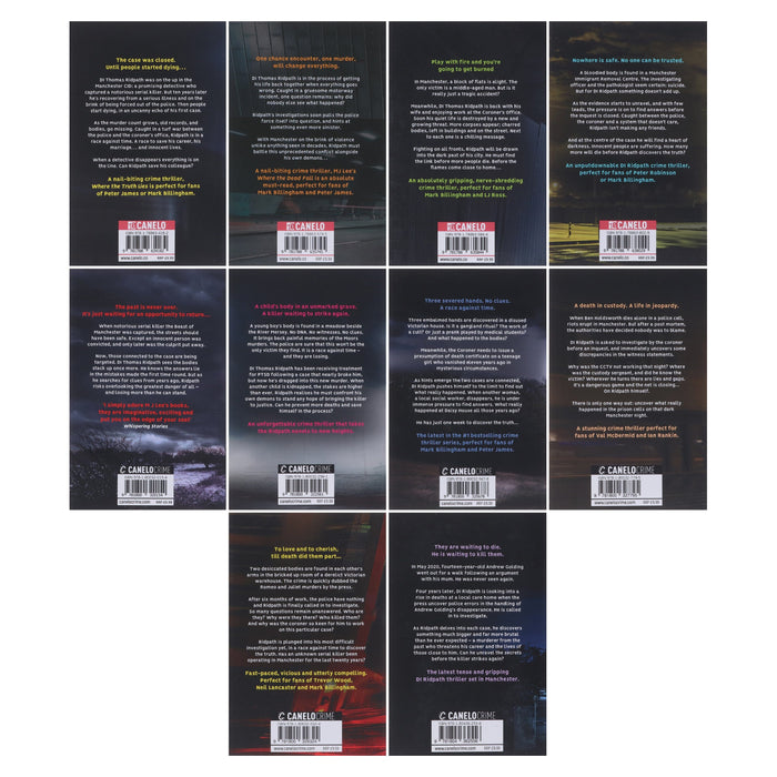 DI Ridpath Crime Thriller Series Collection By M J Lee 10 Books Set - Fiction - Paperback Fiction Canelo