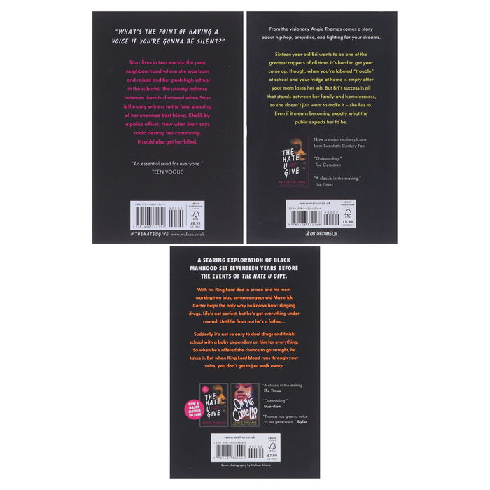 The Hate U Give Series 3 Books Collection By Angie Thomas - Ages 14+ - Paperback Fiction Walker Books Ltd
