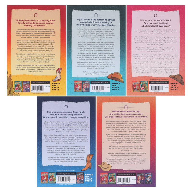 Lucky River Ranch Series by Jessica Peterson 5 Books Collection Set - Fiction - Paperback Fiction Hachette