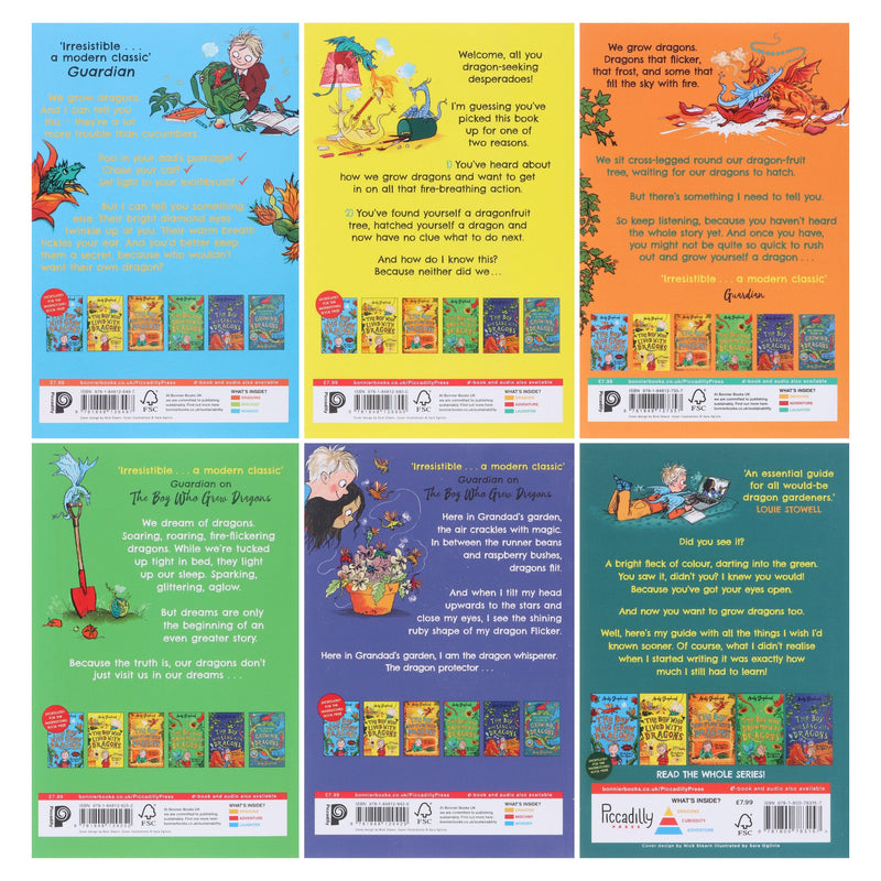Boy Who Grew Dragons Series By Andy Shepherd 6 Books Collection Set - Ages 7-9 - Paperback 7-9 Bonnier Books Ltd
