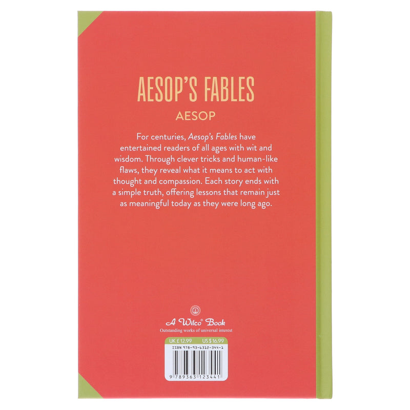 Aesop's Fables by Aesop - Fiction - Sprayed Edges Hardback Fiction Wilco Books