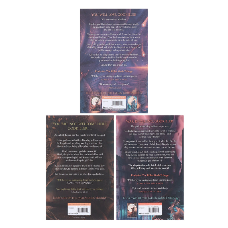 The Fallen Gods Trilogy by Hannah Kaner 3 Books Collection Set - Fiction - Paperback Fiction HarperCollins Publishers