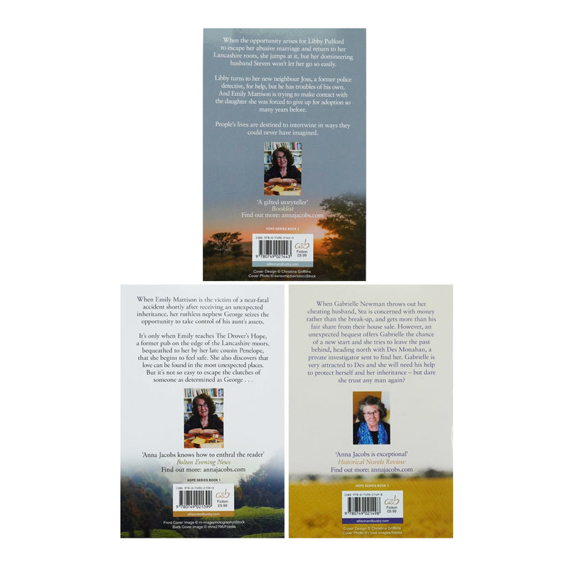 Hope Series By Anna Jacobs 3 Books Collection Set - Fiction - Paperback Fiction Allison & Busby