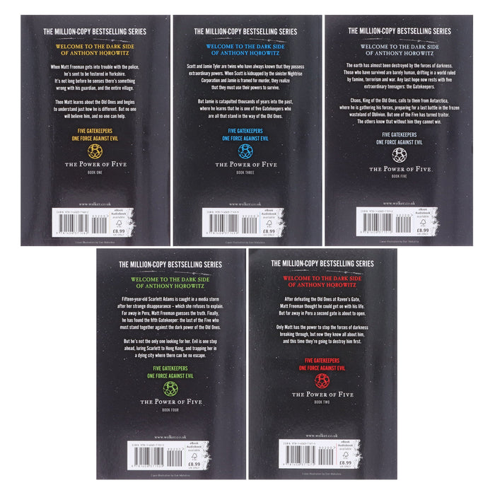 The Power of Five by Anthony Horowitz 5 Books Collection Box Set - Ages 9-14 - Paperback 9-14 Walker Books Ltd