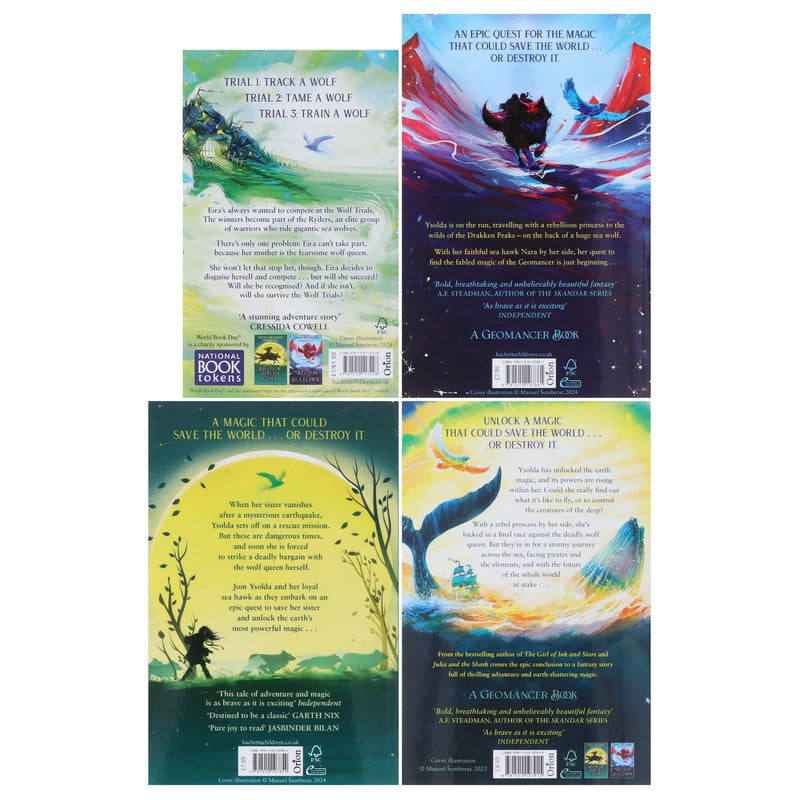 The Geomancer Series By Kiran Millwood Hargrave 4 Books Collection Set - Ages 9+ - Paperback 9-14 Hachette
