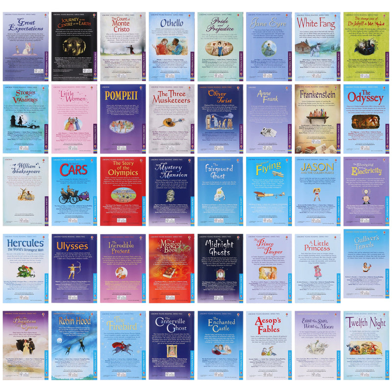 The Usborne Reading Collection for Confident Readers 40 Books Collection Box Set - Ages 5-7 - Paperback 5-7 Usborne Publishing Ltd