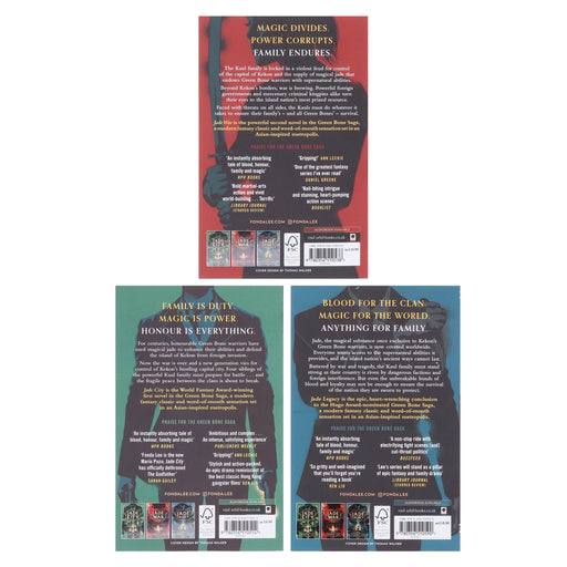 The Green Bone Saga Series By Fonda Lee: 3 Books Collection Set - Fiction - Paperback Fiction Hachette UK