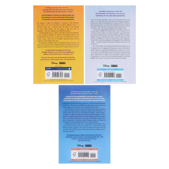 Star Wars: Alphabet Squadron Series by Alexander Freed: 3 Books Collection Set - Fiction - Paperback Fiction Penguin