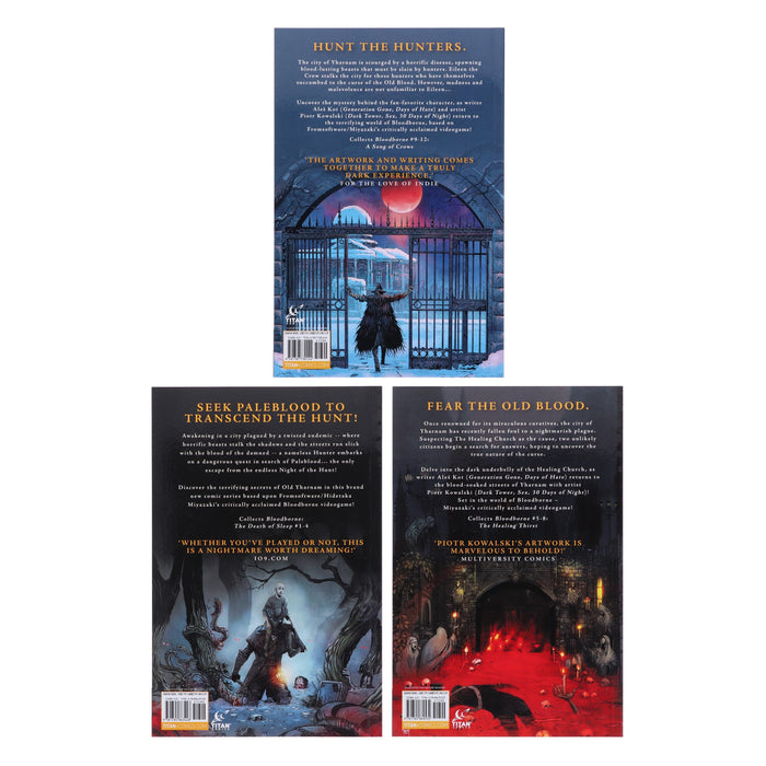 Bloodborne Series by Ales Kot 1-3 Books Collection Box Set - Includes 3 Exclusive Art Cards - Paperback Graphic Novels Titan Comics