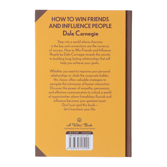 How to Win Friends and Influence People by Dale Carnegie With Sprayed Edges - Non Fiction - Hardback Non-Fiction Wilco Books