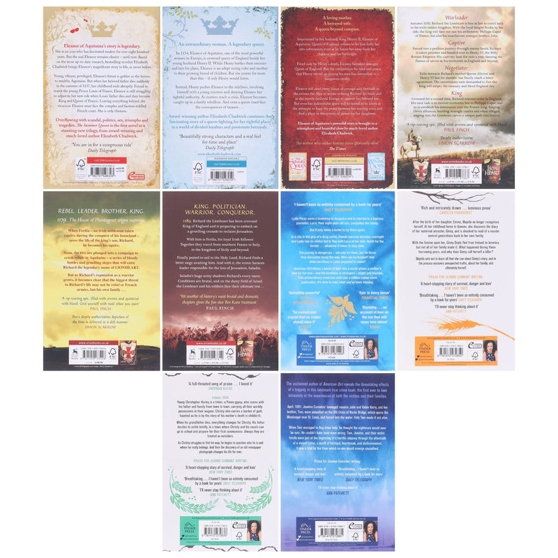 A Curated Collection of Historical Bundle 10 Books Set - Fiction – Paperback Fiction Various