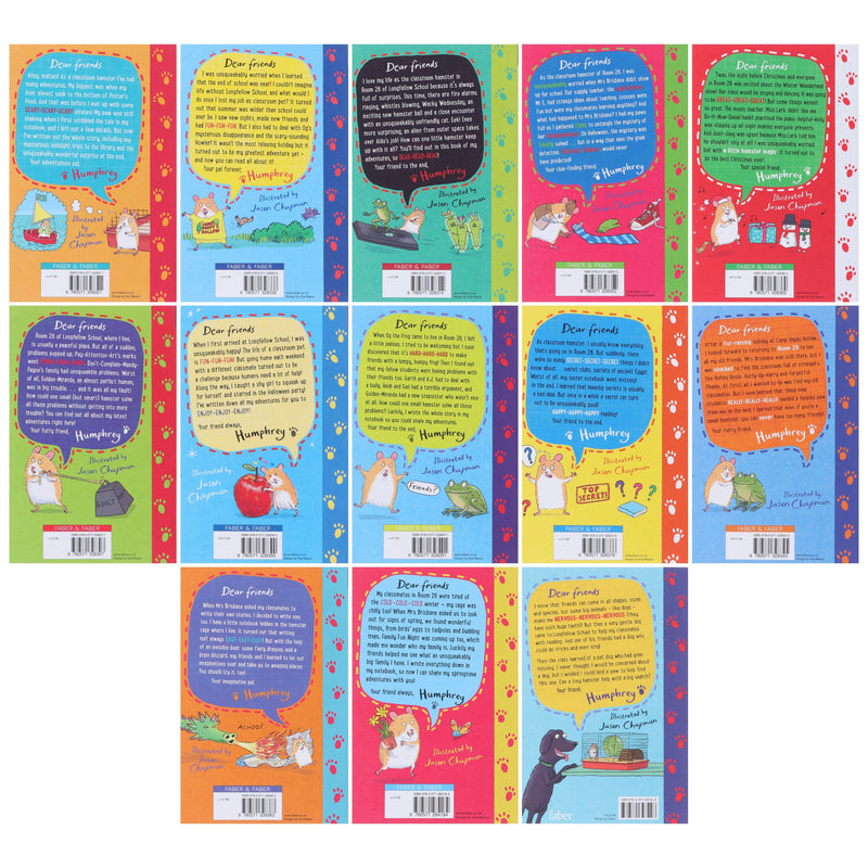 According to Humphrey the Hamster Series by Betty G. Birney 13 Books Collection Set - Ages 7+ - Paperback 7-9 Faber & Faber