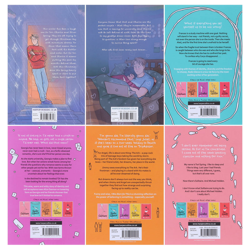 Alice Oseman Collection 6 Books Set - Ages 13+ - Paperback Fiction HarperCollins Publishers