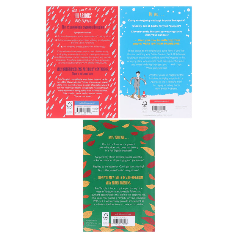 Very British Problems by Rob Temple 3 Books Collection Set - Fiction - Paperback Fiction Hachette