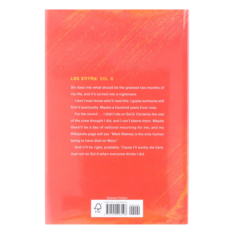 The Martian by Andy Weir (The Deluxe Special Edition) - Fiction - Hardback Fiction Penguin Random House