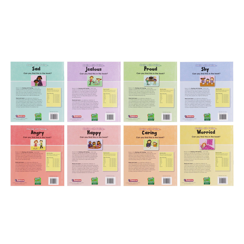 Dealing With Feeling By Isabel Thomas 8 Books Collection Set - Ages 5+ - Paperback 5-7 Capstone Global Library Ltd