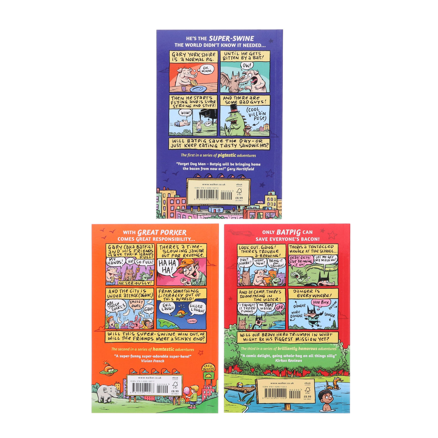 A Batpig Series By Rob Harrell 3 Books Collection Set Ages 79 Pap — Books2Door