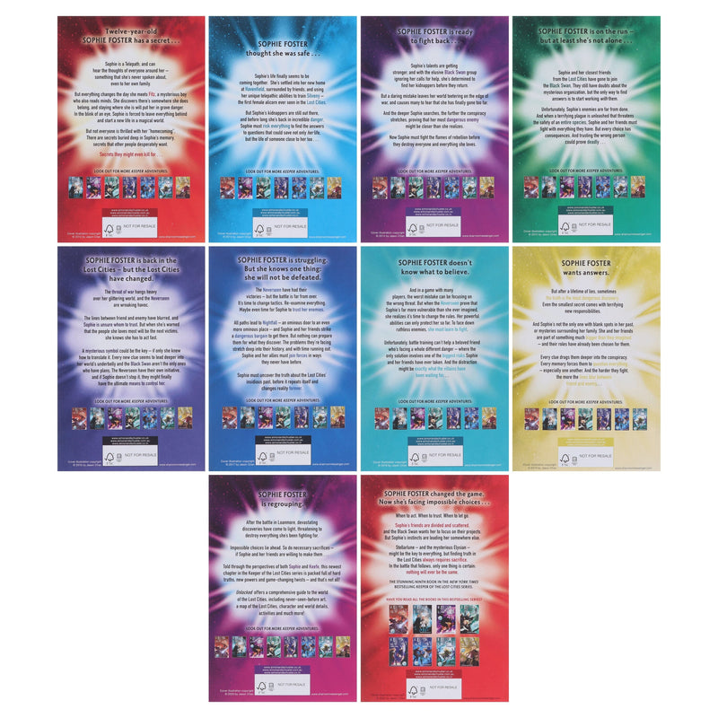 Keeper of the Lost Cities by Shannon Messenger 10 Books Collection Set - Ages 8+ - Paperback 9-14 Simon & Schuster Ltd