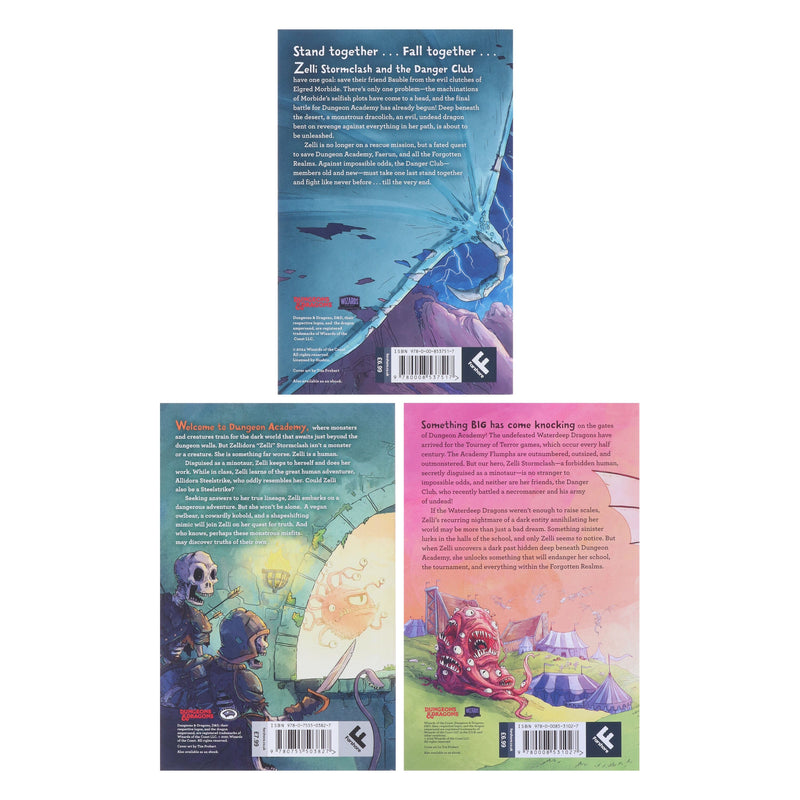 Dungeons & Dragons: Dungeon Academy Series by Madeleine Roux 3 Books Collection Set - Ages 7-11 - Paperback 7-9 HarperCollins Publishers