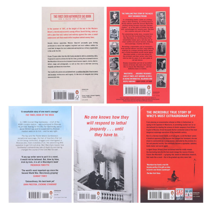 Ben Macintyre 5 Books Collection Set - Non Fiction - Paperback/Hardback Non-Fiction Penguin