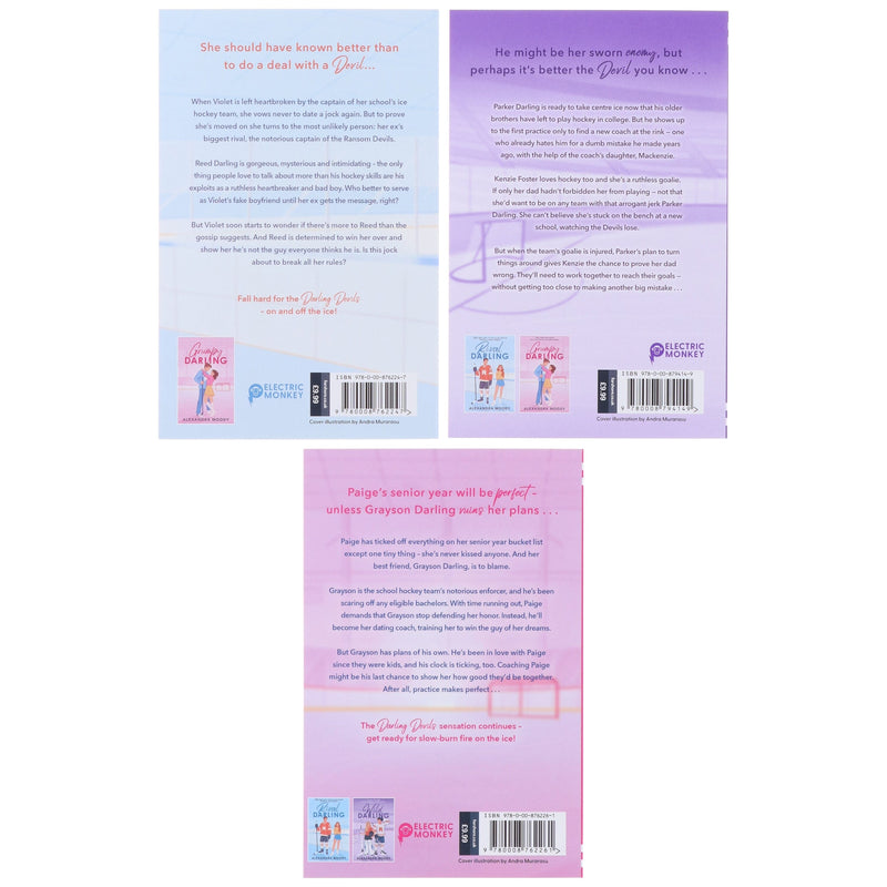 The Darling Devils Series by Alexandra Moody 3 Books Collection Set - Ages 14+ - Paperback Young Adult Harpercollins Publisher