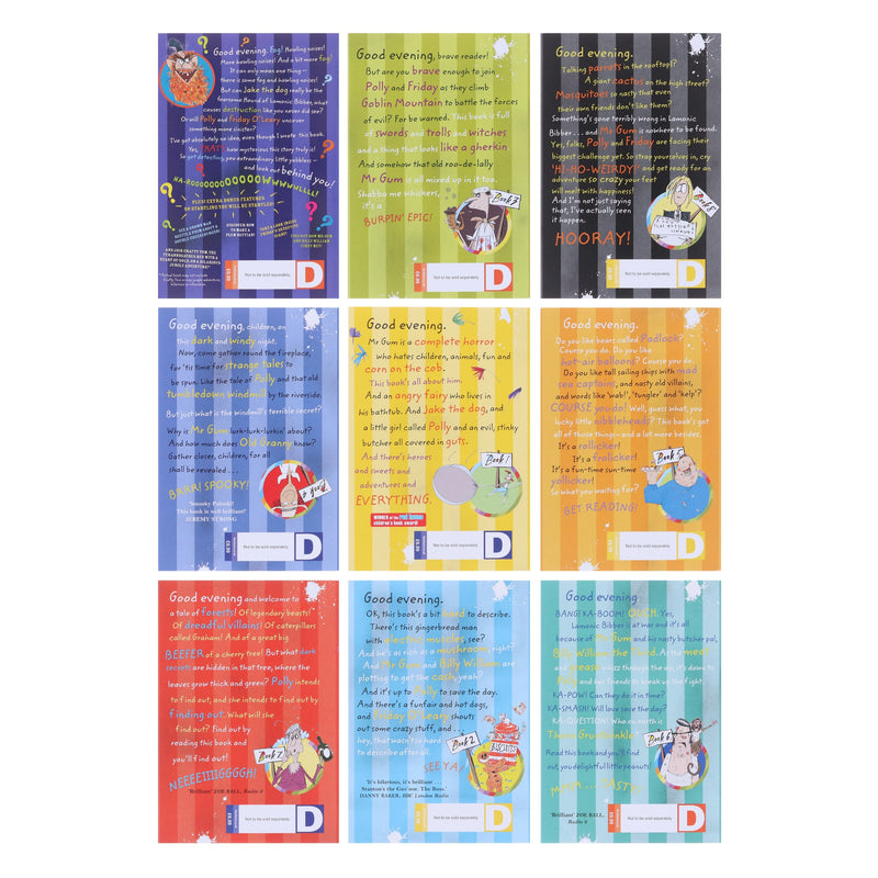 Mr Gum Humour Collection 9 Books Set By Andy Stanton - Ages 7-9 - Paperback 7-9 Egmont Publishing