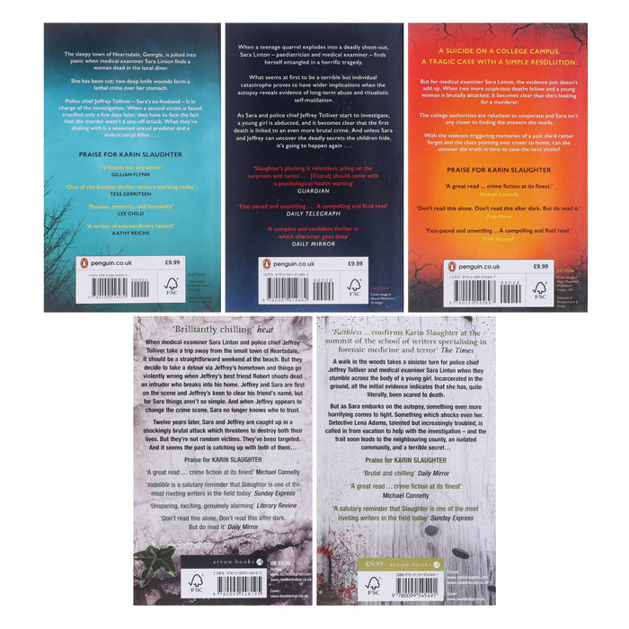 Grant County Series (Book 1-5) by Karin Slaughter 5 Books Collection Set - Fiction - Paperback Fiction Penguin