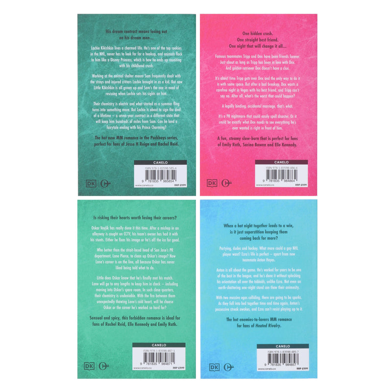 The Puckboys Series by Saxon James & Eden Finley 4 Books Collection Set - Fiction - Paperback Fiction Canelo