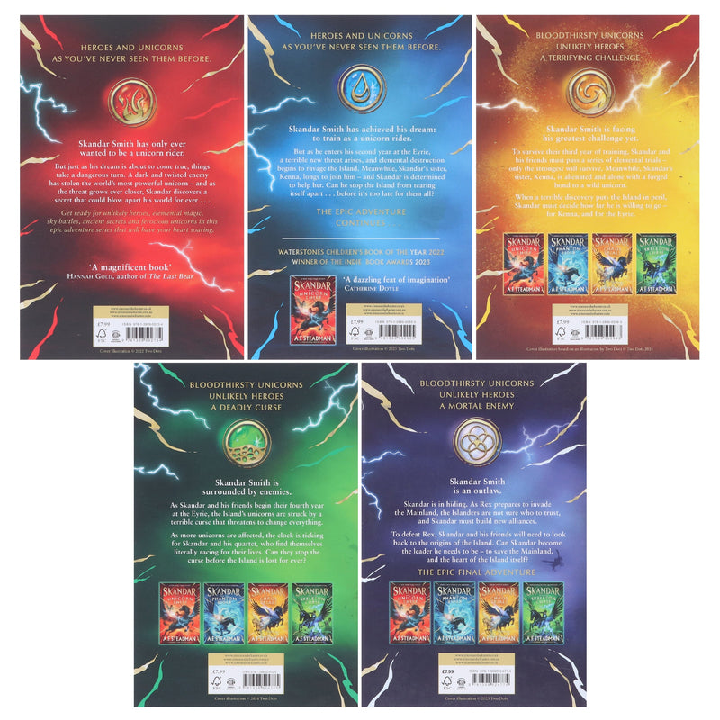 Skandar Series By A.F. Steadman 5 Books Collection Set - Ages 9-12 - Paperback 9-14 Simon & Schuster
