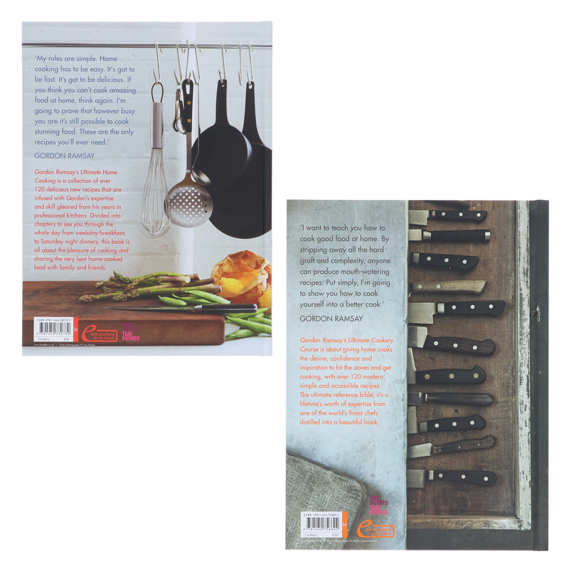 Gordon Ramsay's Ultimate Home Cooking & Cookery Course 2 Books Collection Set - Non Fiction - Hardback