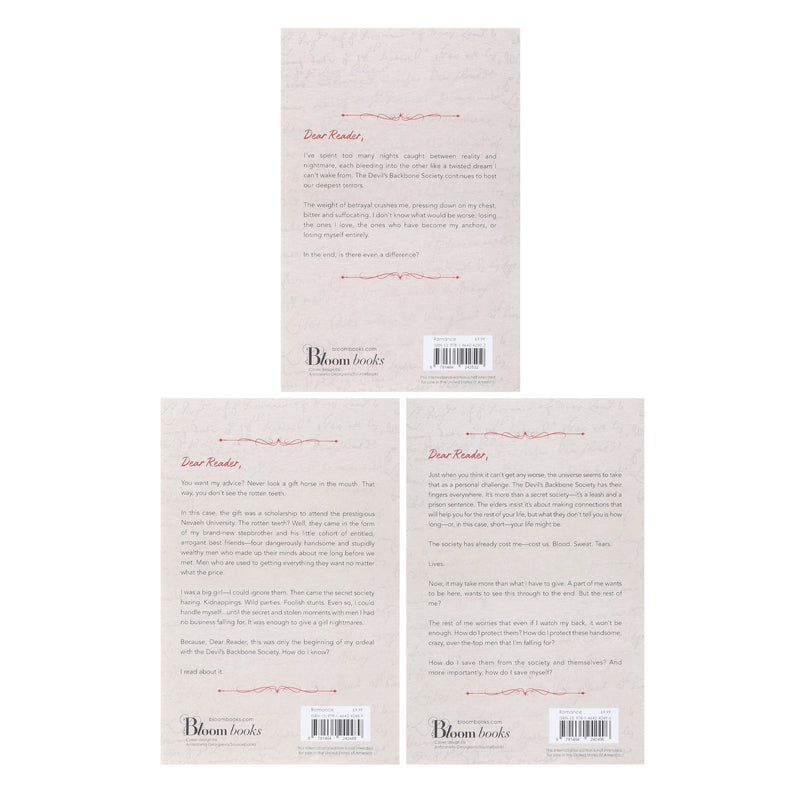 Devil's Backbone Series by Tate James 3 Books Collection Set - Fiction - Paperback Fiction Bloom Books