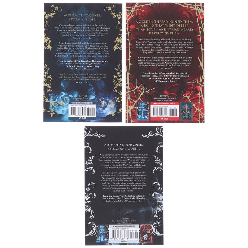 The Ashes of Thezmarr Trilogy by Helen Scheuerer 3 Books Collection Set - Fiction - Paperback Fiction Pan Macmillan