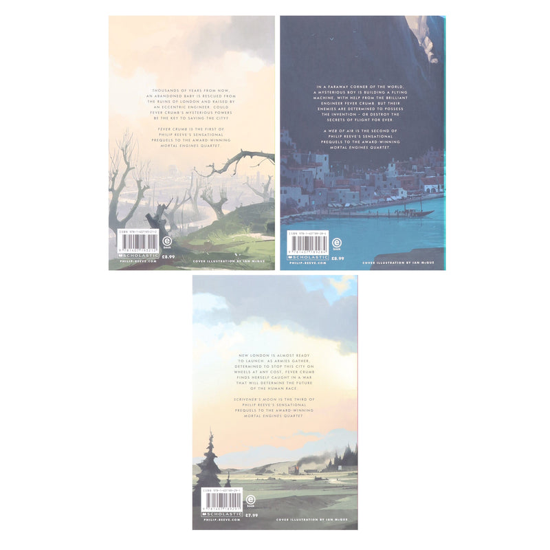 Fever Crumb Trilogy (Mortal Engines Prequel) By Philip Reeve: 3 Books Collection Set - Ages 10-17 - Paperback 9-14 Scholastic