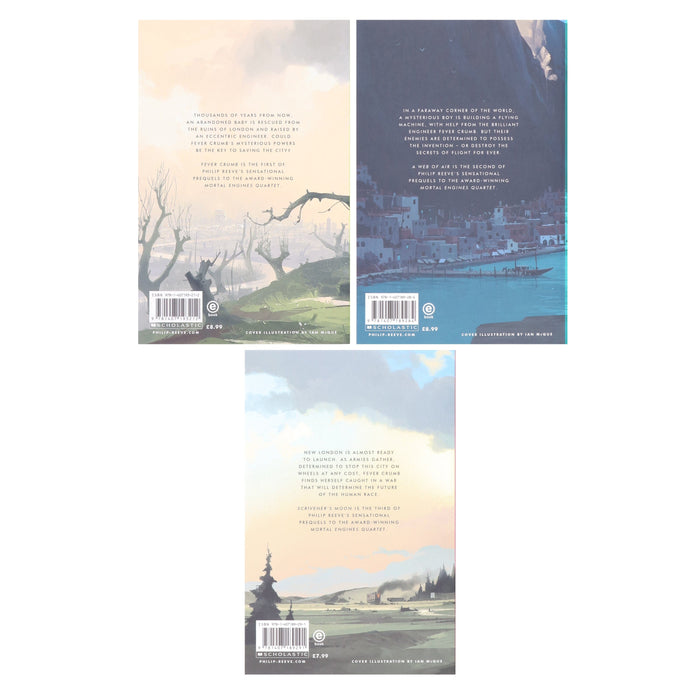 Fever Crumb Trilogy (Mortal Engines Prequel) By Philip Reeve: 3 Books Collection Set - Ages 10-17 - Paperback 9-14 Scholastic