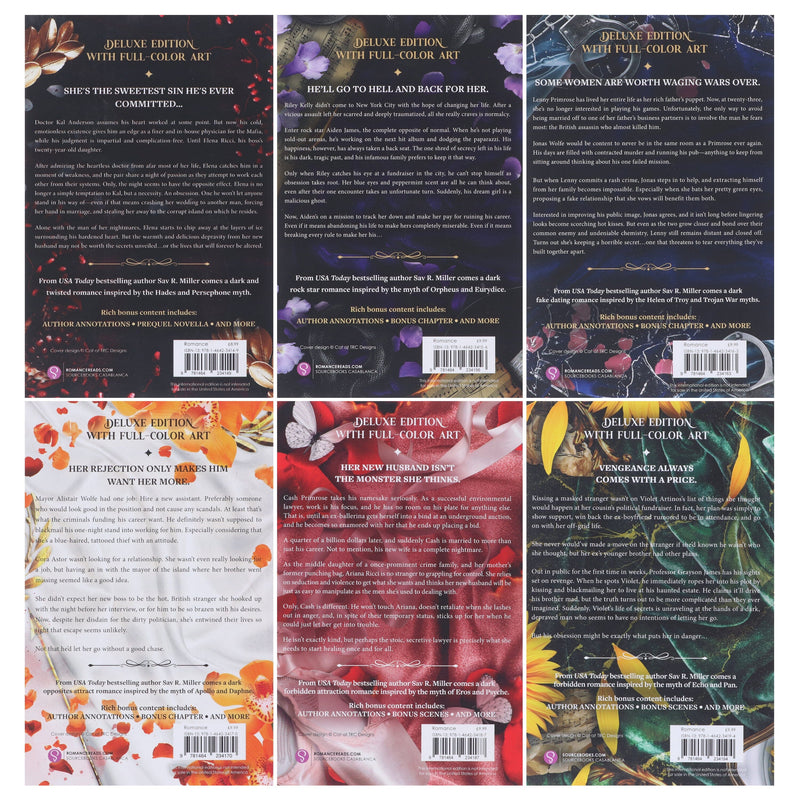 Monsters & Muses Series by Sav R. Miller 6 Books Deluxe Edition Collection Set - Fiction - Paperback Fiction Sourcebooks