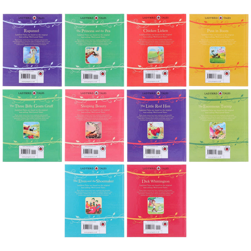 Ladybird Tales Classic 10 Books Collection Box Set - Ages 5-8 - Hardback 5-7 Ladybird
