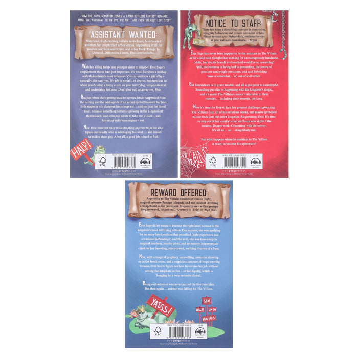 Assistant to the Villain Series By Hannah Nicole Maehrer 3 Books Collection Set - Fiction - Paperback Fiction Penguin Random House