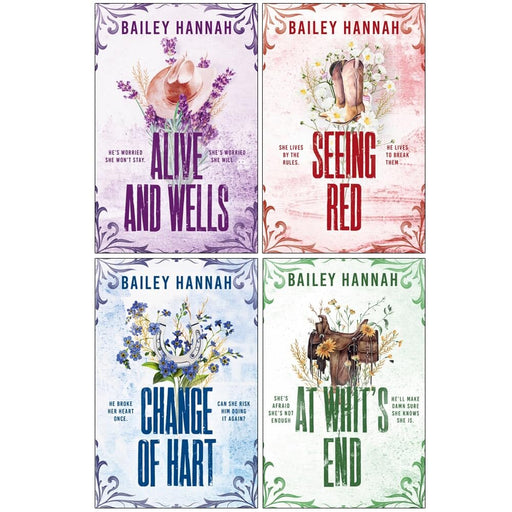 Wells Ranch Series by Bailey Hannah 4 Books Collection Set - Fiction - Paperback Fiction Hachette