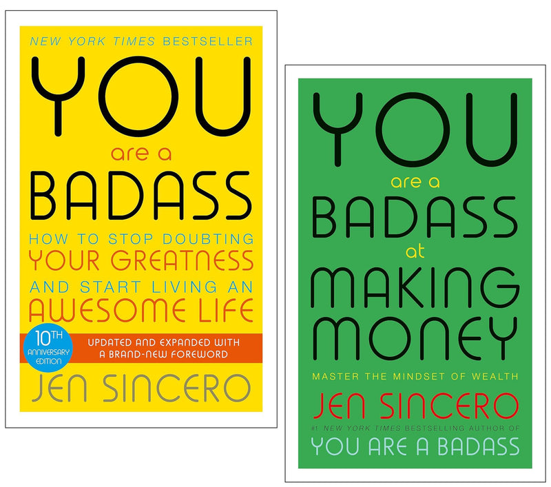 You Are a Badass Series by Jen Sincero 2 Books Collection Set - Non Fiction - Paperback Non-Fiction Hachette