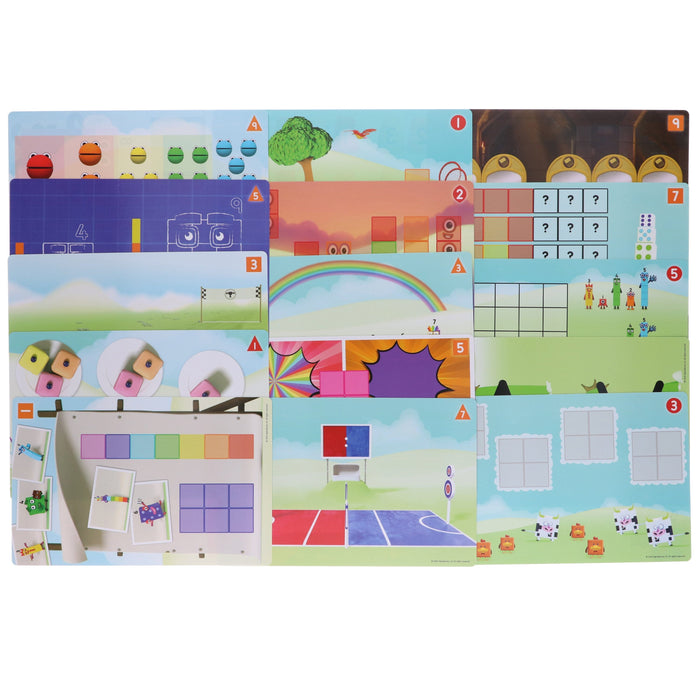 Numberblocks And Alphablocks My First Numbers And Letters 4 Wipe-Clean Books With Pens & MathLink Cubes Numberblocks 1-10 Activity Set - Ages 2+ 0-5 Sweet Cherry Publishing