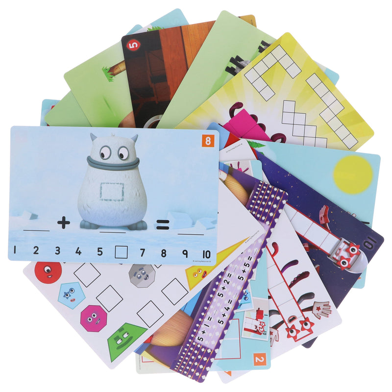 Numberblocks And Alphablocks My First Numbers And Letters 4 Wipe-Clean Books With Pens & MathLink Cubes Numberblocks 1-10 Activity Set - Ages 2+ 0-5 Sweet Cherry Publishing