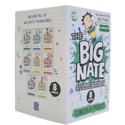 The Big Nate Collection Series by Lincoln Peirce 8 Books Box Set - Ages 9-14 - Paperback 9-14 HarperCollins Publishers