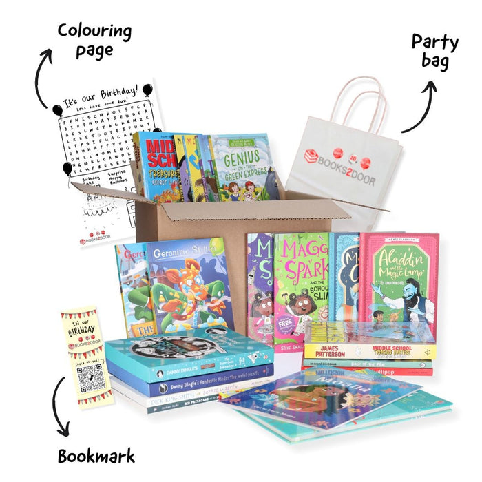 20th Birthday Box with 20 Books! Older Children Books2Door