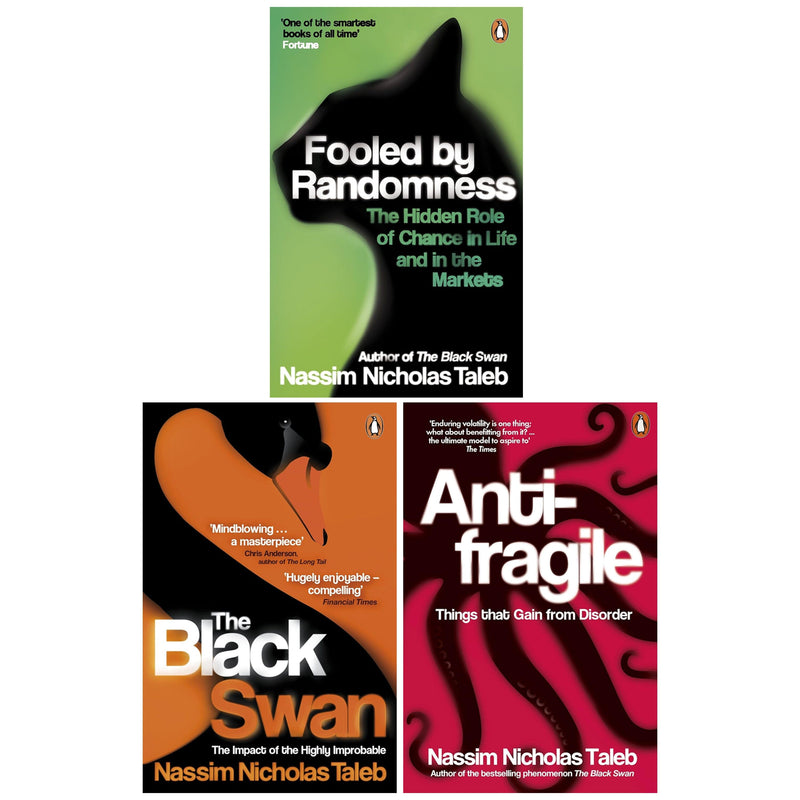 Incerto Series by Nassim Nicholas Taleb 3 Books Collection Set - Non Fiction - Paperback Non-Fiction Penguin Random House